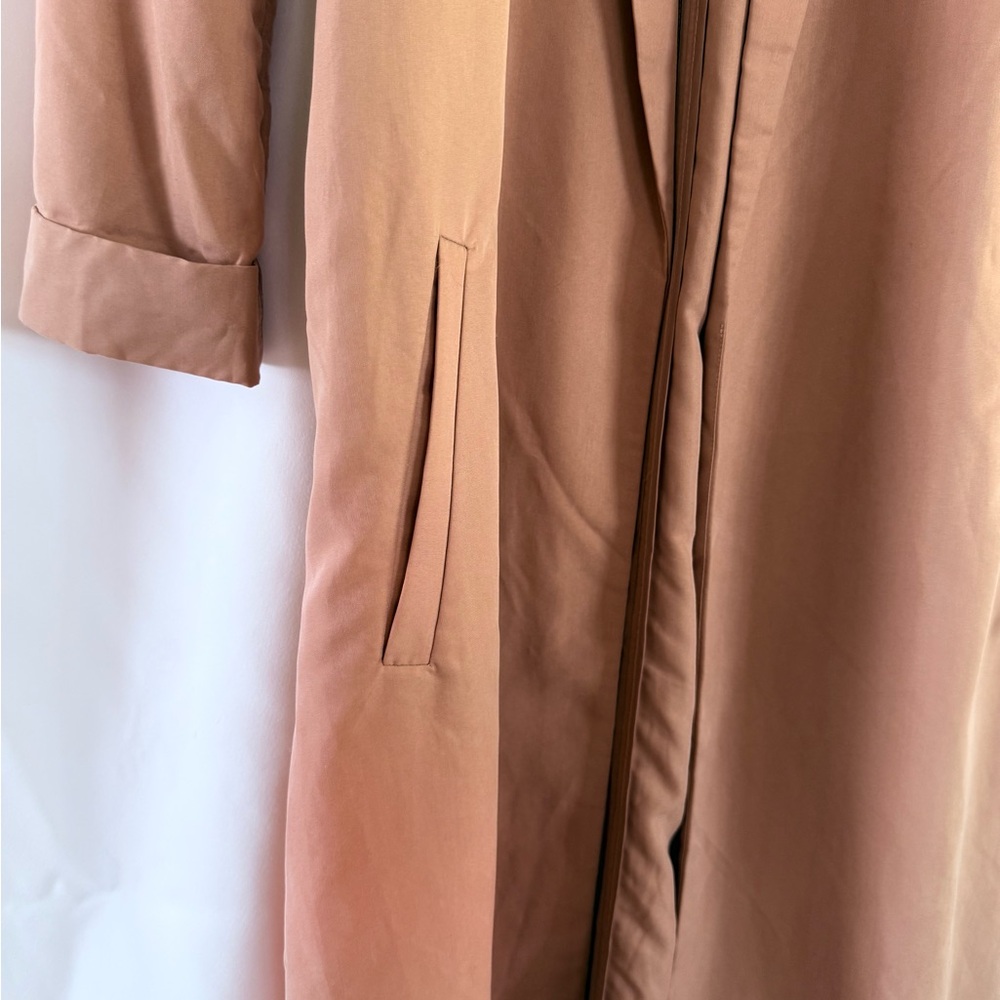 H&M | DIVIDED Modal-blend trenchcoat - Pink Beige - Picture 12 of 15